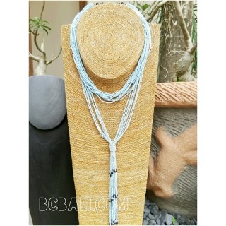 multiple strand beads bluesky necklaces double wrist